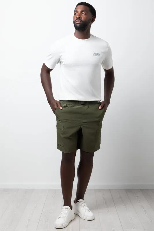 Cargo Shorts Green sold by Ackermas