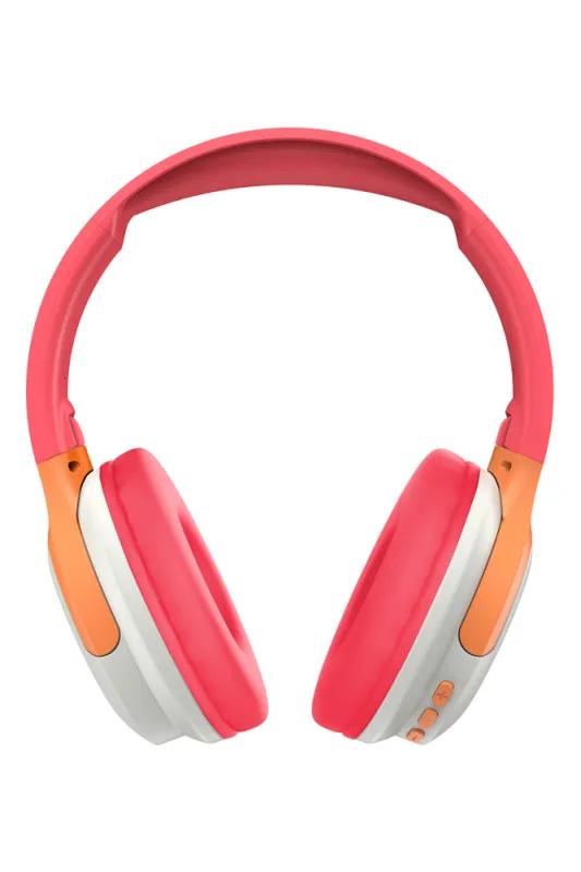 Rockitt Brave Series Bluetooth Headphones Red And Orange sold by Ackermas