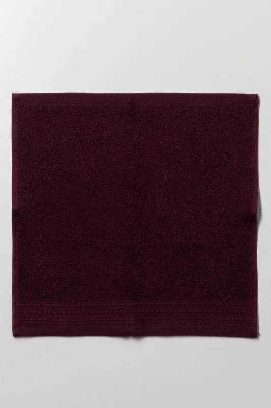 Face Cloth Burgundy sold by Ackermas