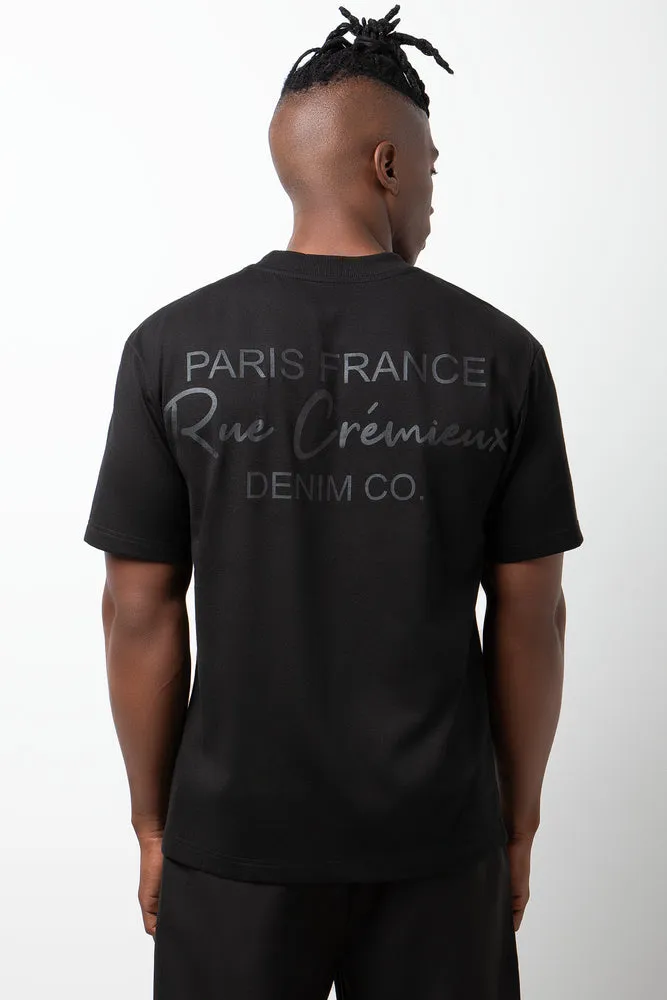 Short Sleeve T-Shirt Black sold by Ackermas product image thumbnail 3