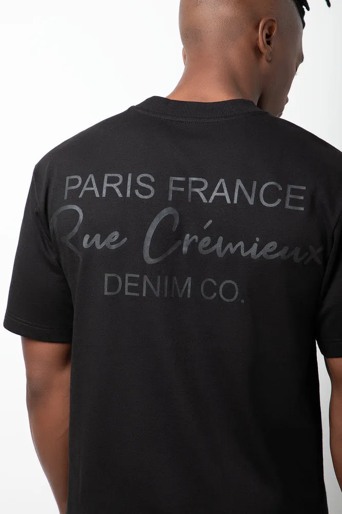 Short Sleeve T-Shirt Black sold by Ackermas product image thumbnail 4