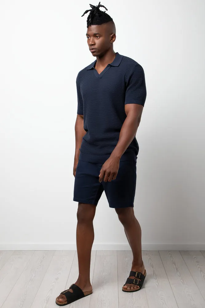 Knit Shirt Navy sold by Ackermas product image thumbnail 2