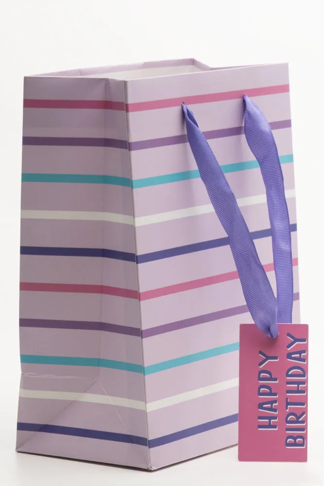 Stripe Gift Bag Multi sold by Ackermas product image thumbnail 2