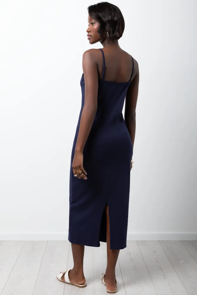 Strappy Bodycon Dress Navy sold by Ackermas product image thumbnail 4