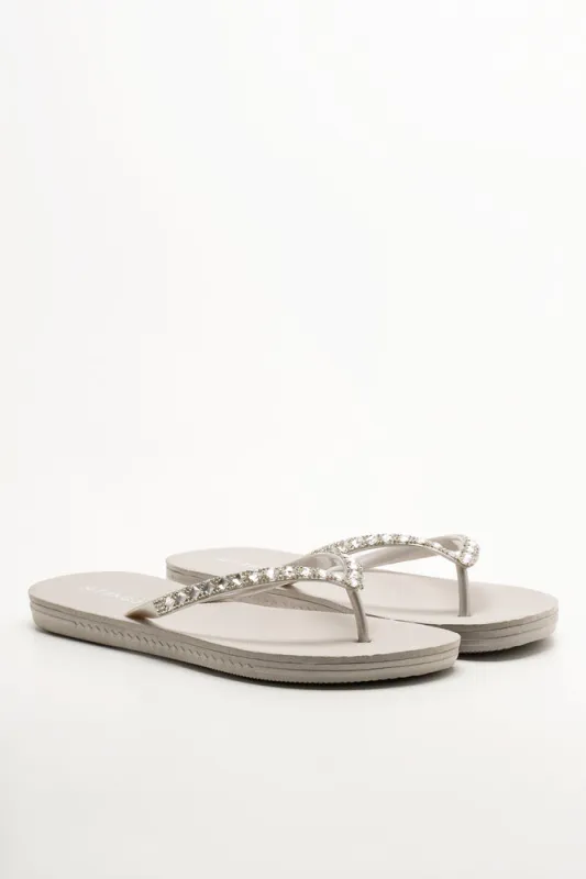 Diamante Flip Flop Natural sold by Ackermas