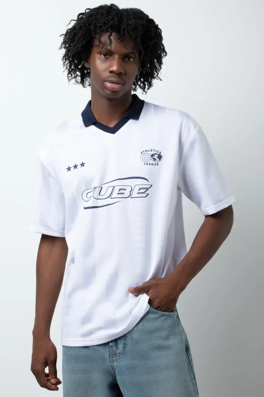 Soccer T-Shirt White made by Ackermas