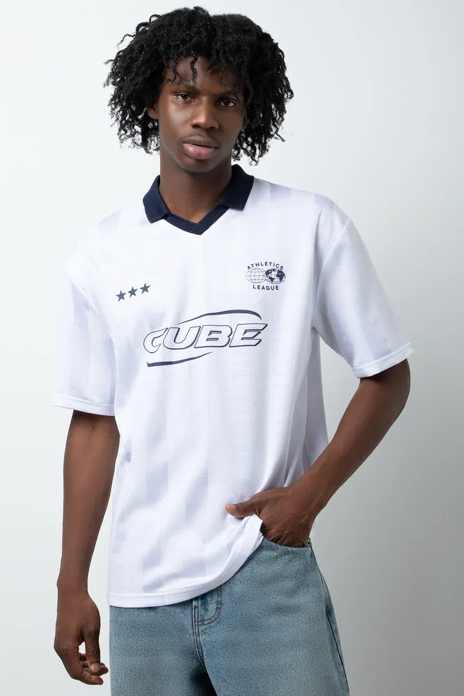 Soccer T-Shirt White sold by Ackermas
