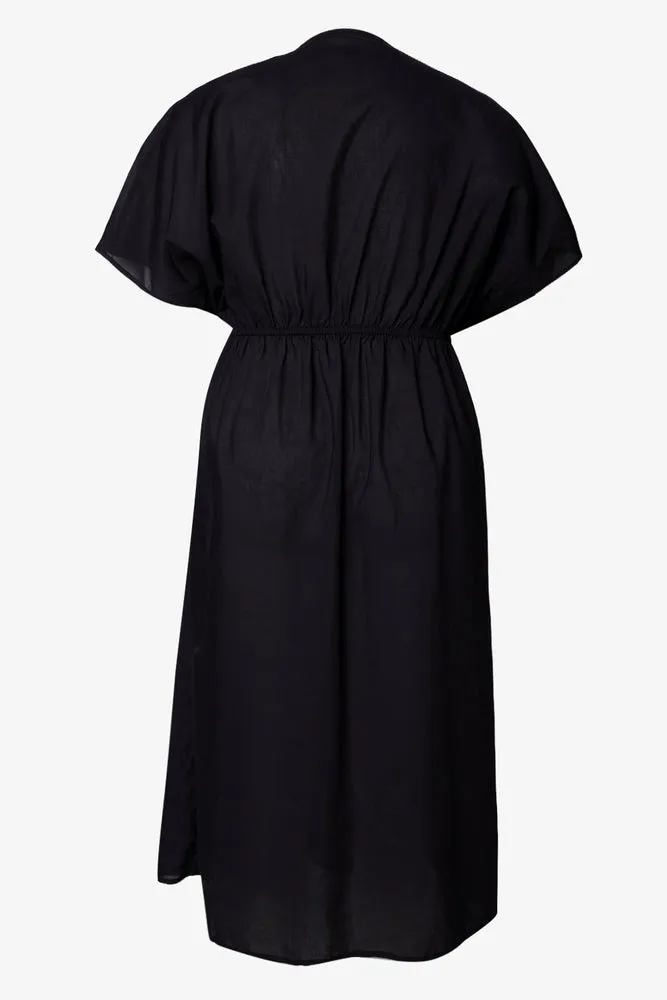 Front Tie Kaftan Black sold by Ackermas product image thumbnail 2