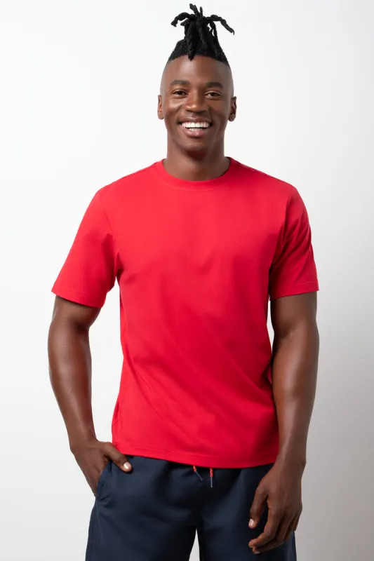 Short Sleeve T-Shirt Red made by Ackermas