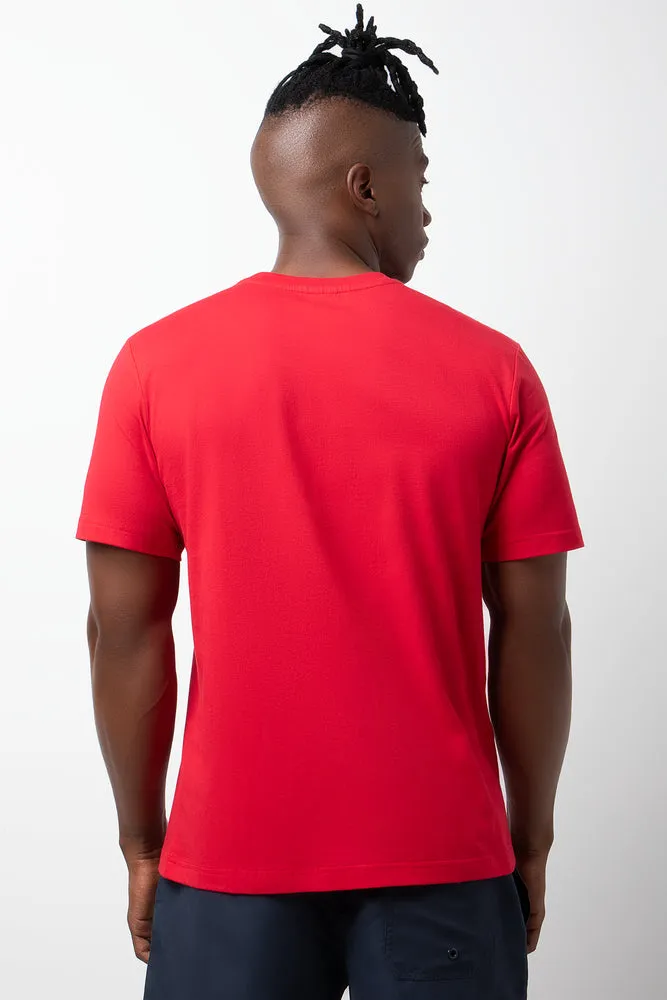 Short Sleeve T-Shirt Red sold by Ackermas product image thumbnail 3