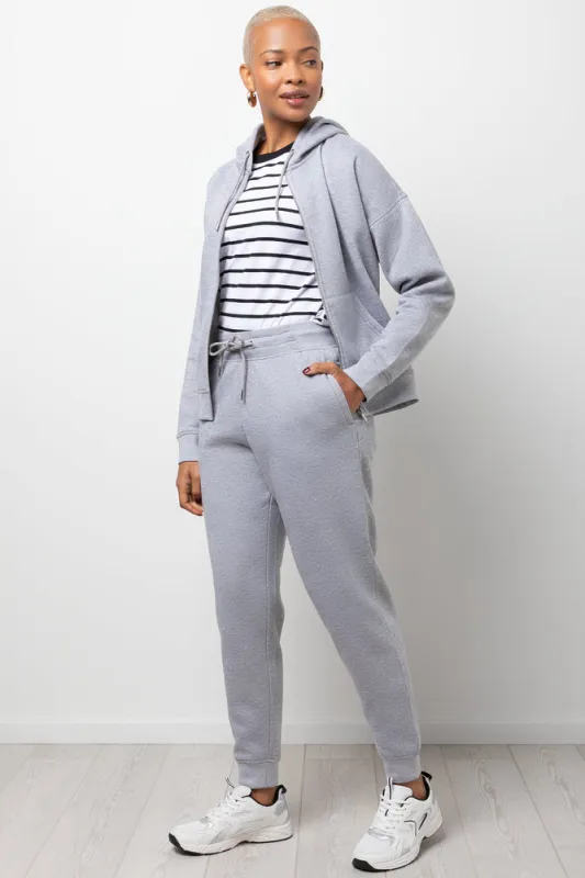 Knit Jogger Grey Melange made by Ackermas