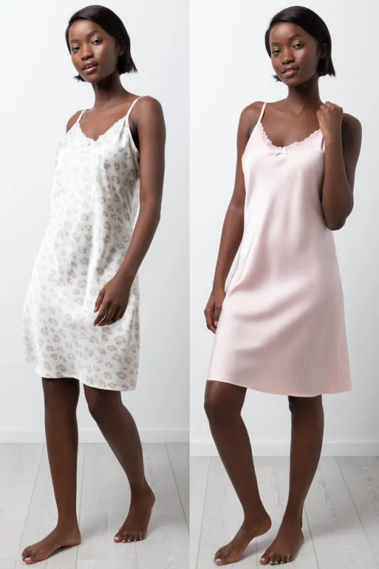 2 Pack Chemise Natural And Pink sold by Ackermas