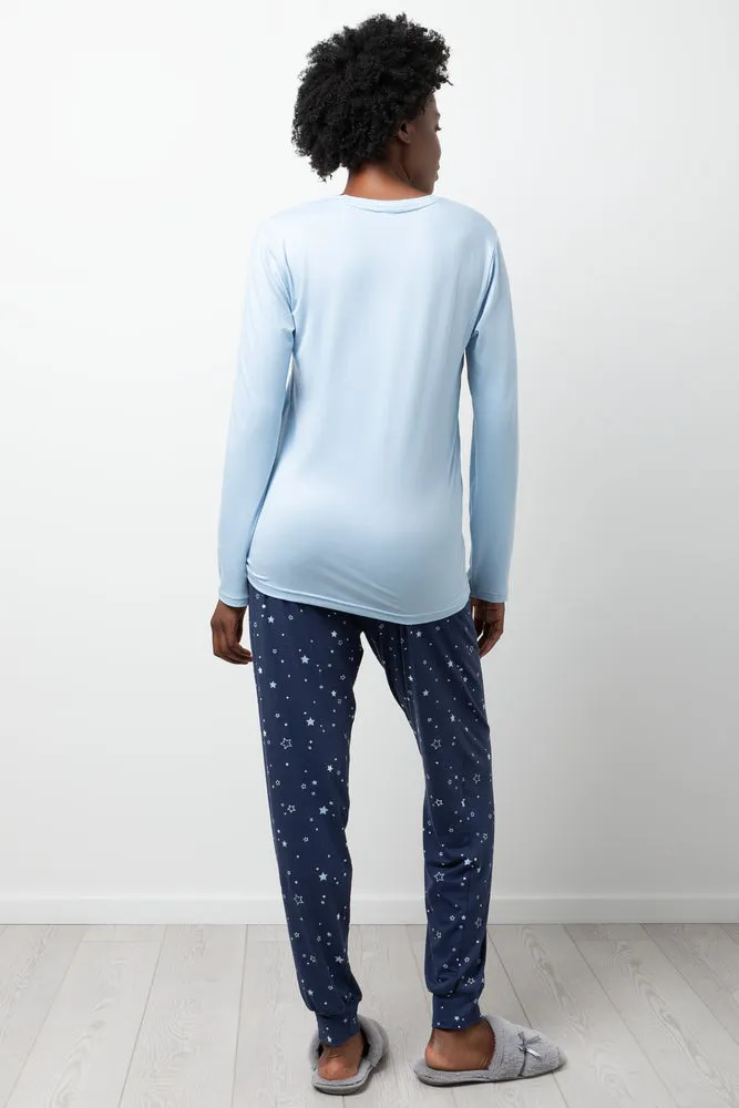 In Your Dreams Long Sleeve Pyjamas Blue sold by Ackermas product image thumbnail 3