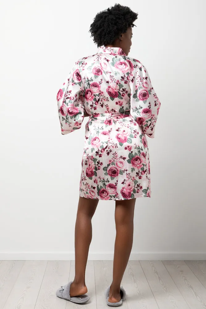 Floral Satin Gown Multicolour sold by Ackermas product image thumbnail 3