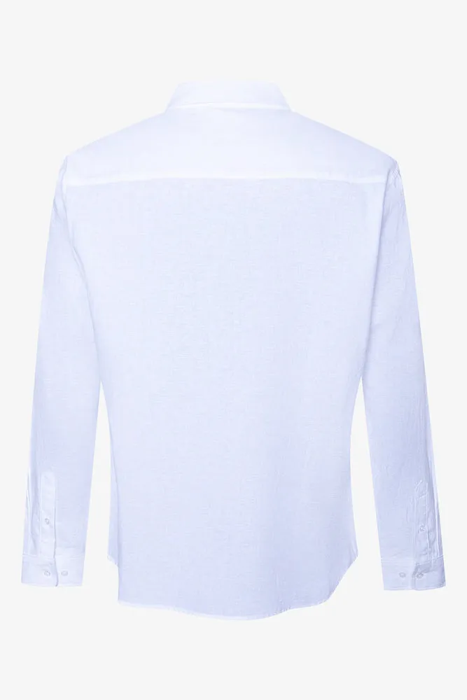 Long Sleeve Shirt White sold by Ackermas product image thumbnail 2