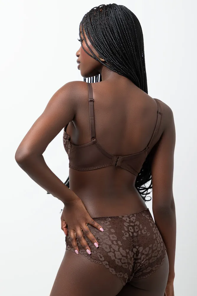 2 Pack Lace Balconette Bras Brown And Light Pink sold by Ackermas product image thumbnail 3