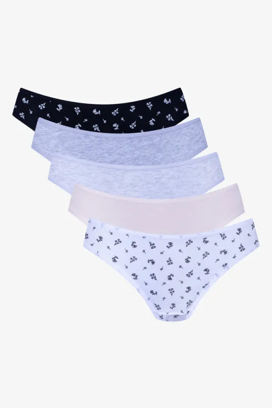 5 Pack Bikini Panties Multicolour made by Ackermas