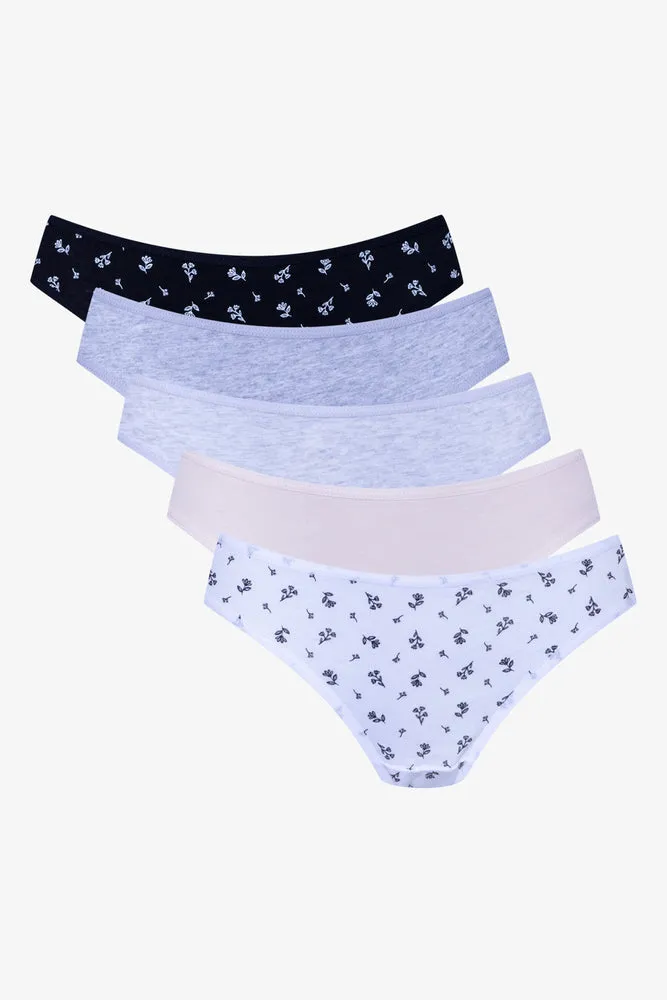 5 Pack Bikini Panties Multicolour sold by Ackermas