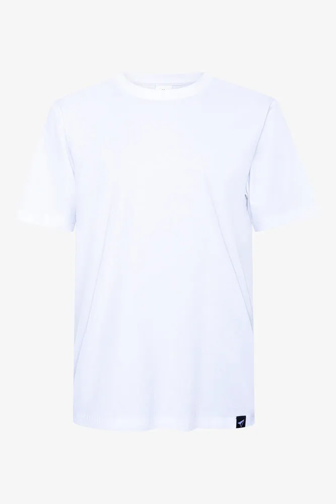 Regular Fit Short Sleeve T-Shirt White sold by Ackermas