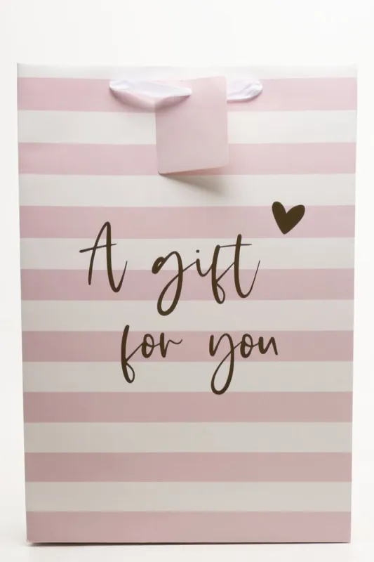 Gift Bag Pink And White sold by Ackermas