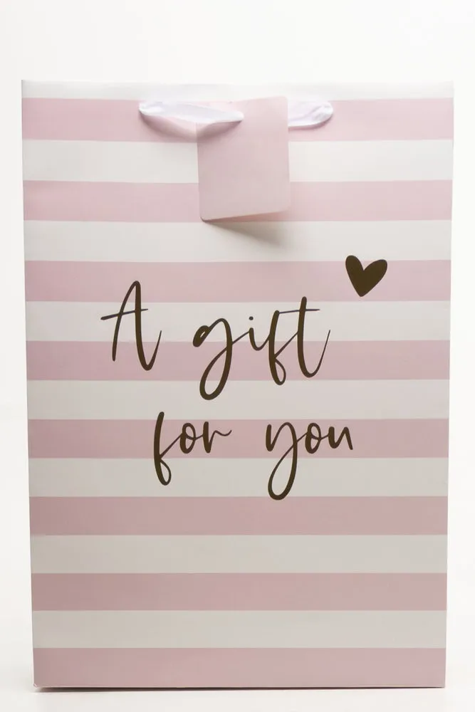 Gift Bag Pink And White sold by Ackermas
