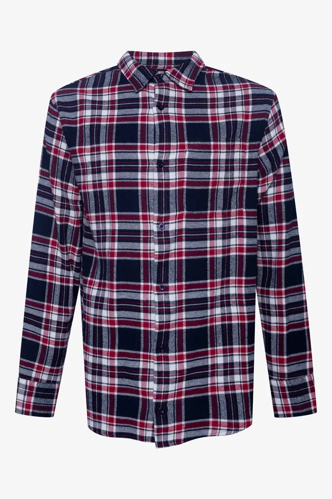 Flannel Shirt Navy sold by Ackermas