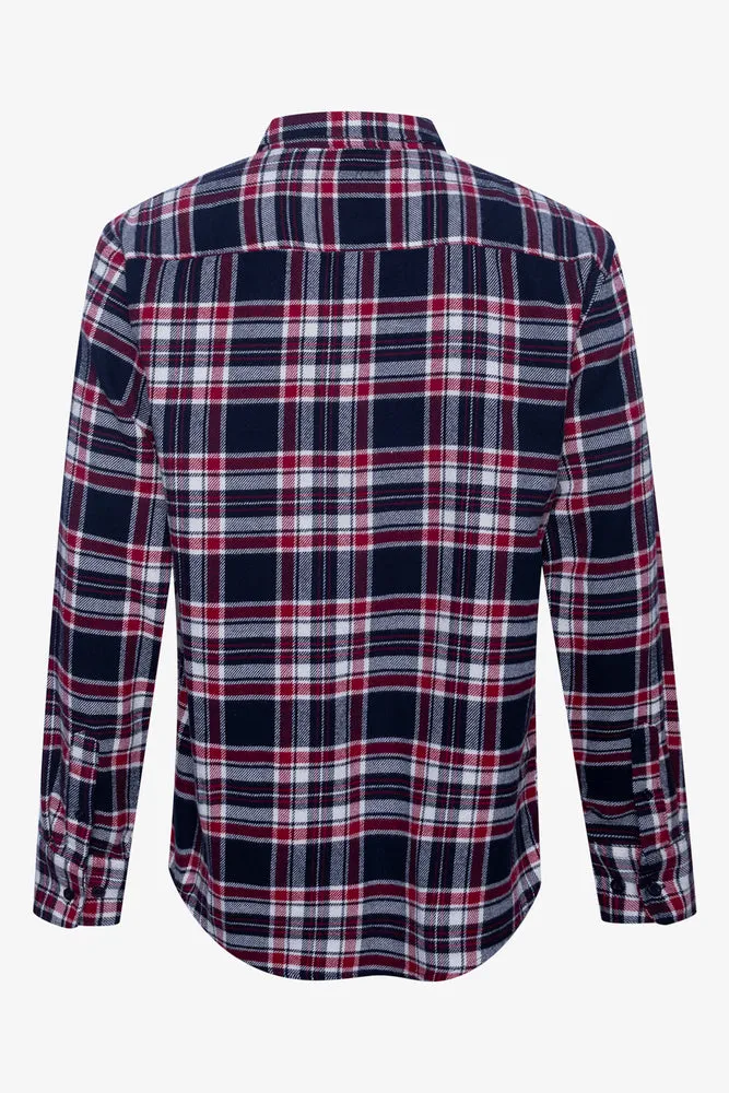 Flannel Shirt Navy sold by Ackermas product image thumbnail 2