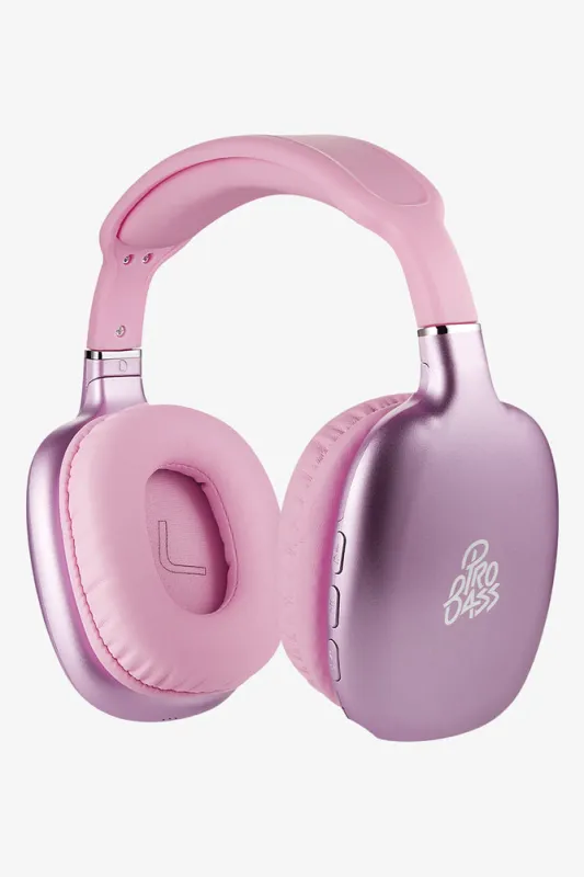 Pro Bass Bluetooth Headphones Pink made by Ackermas