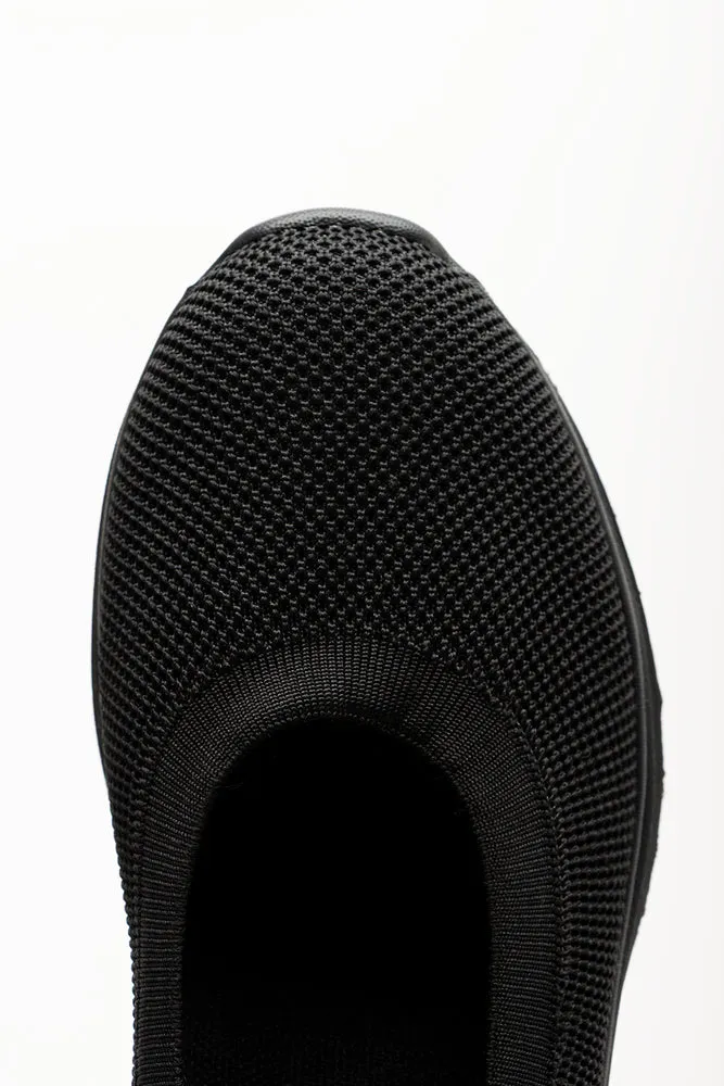 Knit Pump Trainers Black sold by Ackermas product image thumbnail 5