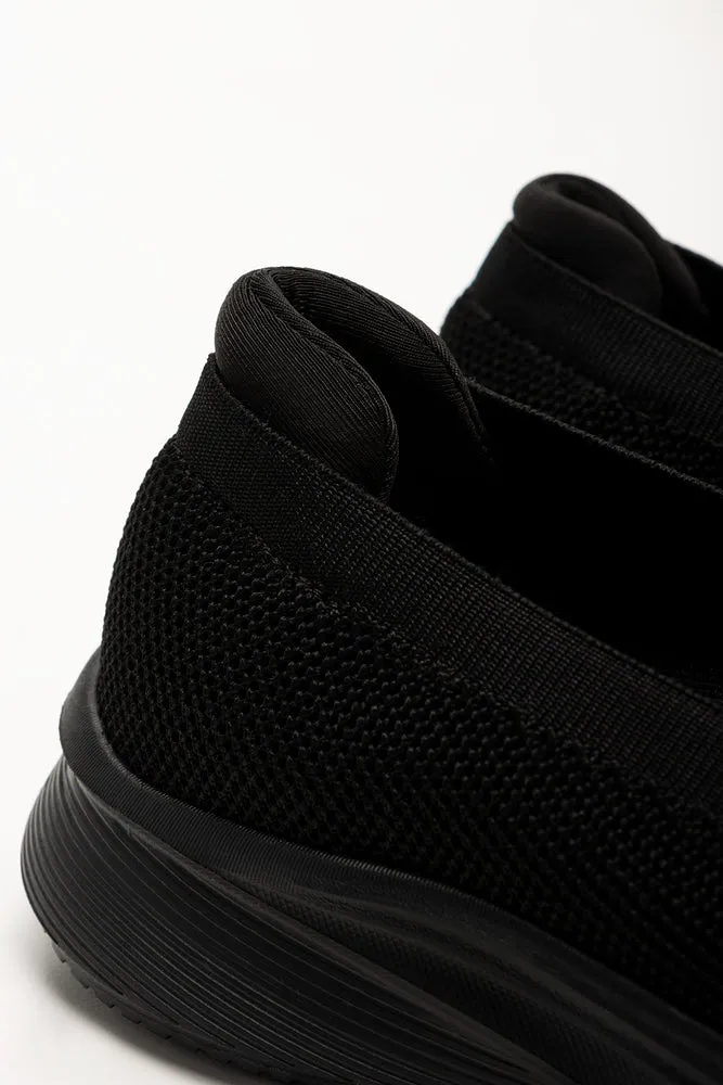 Knit Pump Trainers Black sold by Ackermas product image thumbnail 4