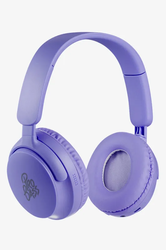 Pro Bass Pixel Bluetooth Wireless Headphones Purple made by Ackermas