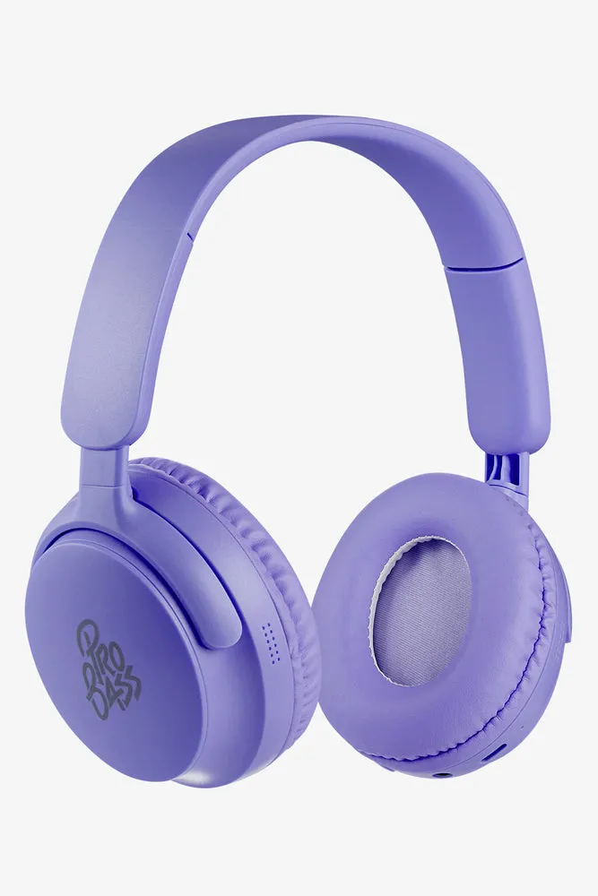 Pro Bass Pixel Bluetooth Wireless Headphones Purple sold by Ackermas