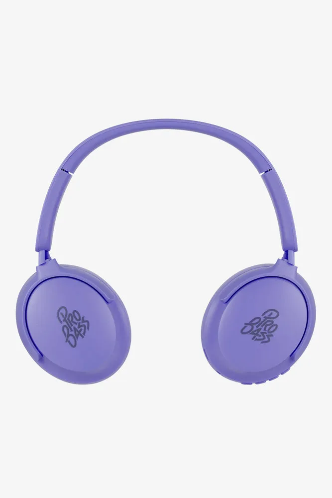 Pro Bass Pixel Bluetooth Wireless Headphones Purple sold by Ackermas product image thumbnail 2