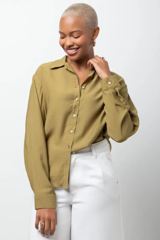 Long Sleeve Shirt Green made by Ackermas