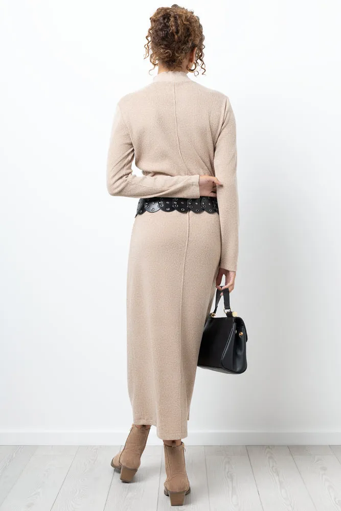 Bodycon Dress Natural sold by Ackermas product image thumbnail 3