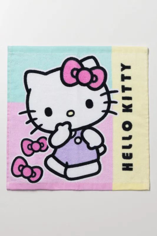 Hello Kitty Face Cloth Multicolour made by Ackermas