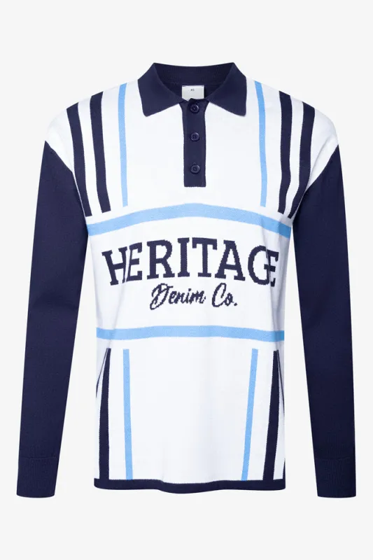 Long Sleeve Golfer Navy made by Ackermas
