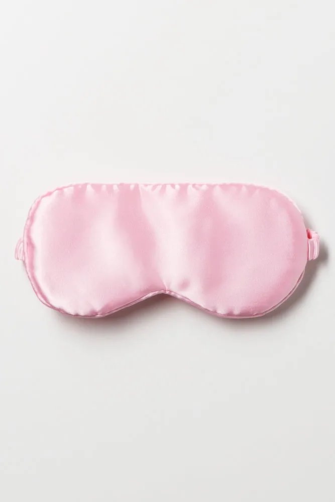 Satin Sleep Mask Pink sold by Ackermas