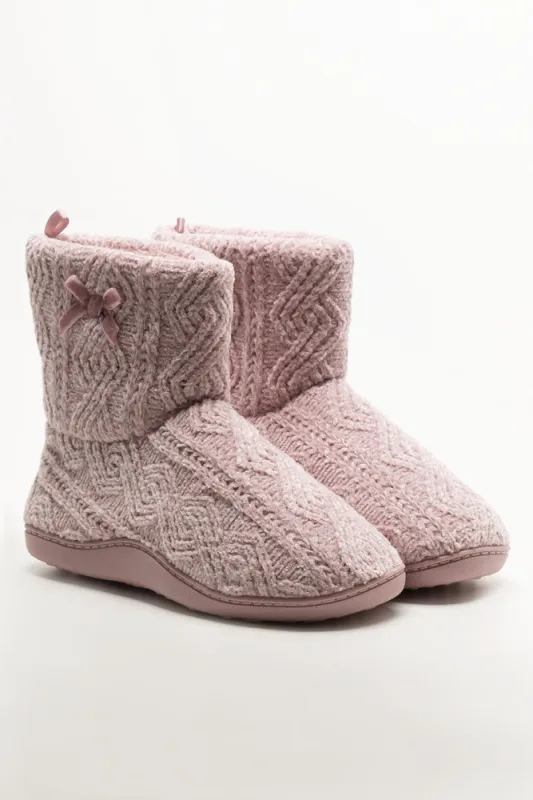 Boot Slippers Pink made by Ackermas