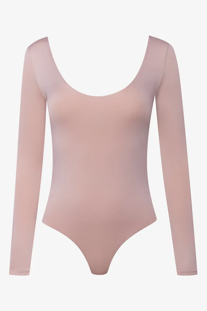 Long Sleeve Bodysuit Tan sold by Ackermas