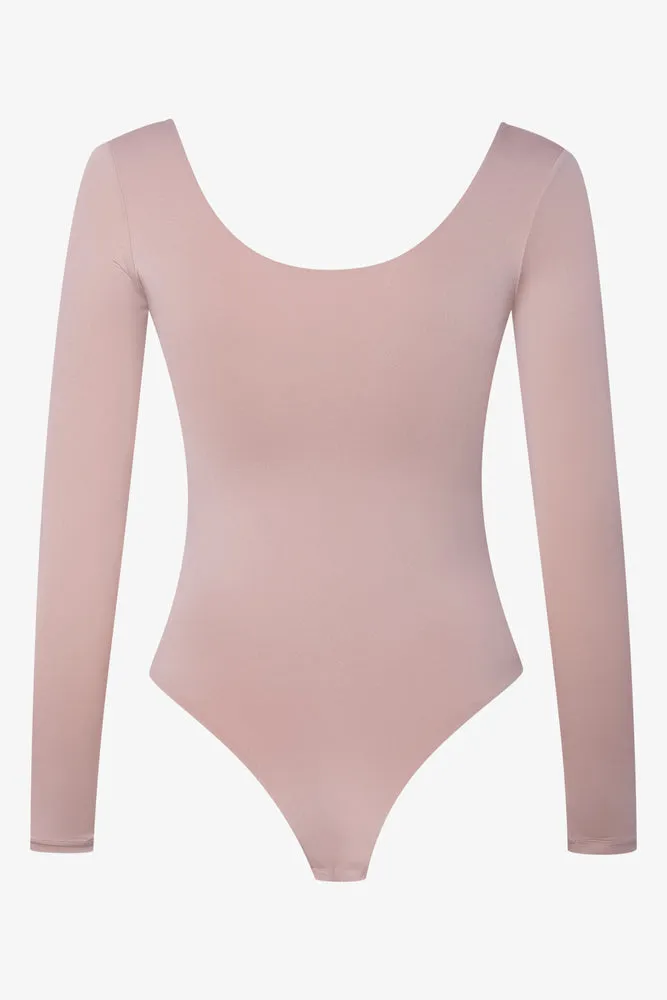 Long Sleeve Bodysuit Tan sold by Ackermas product image thumbnail 2