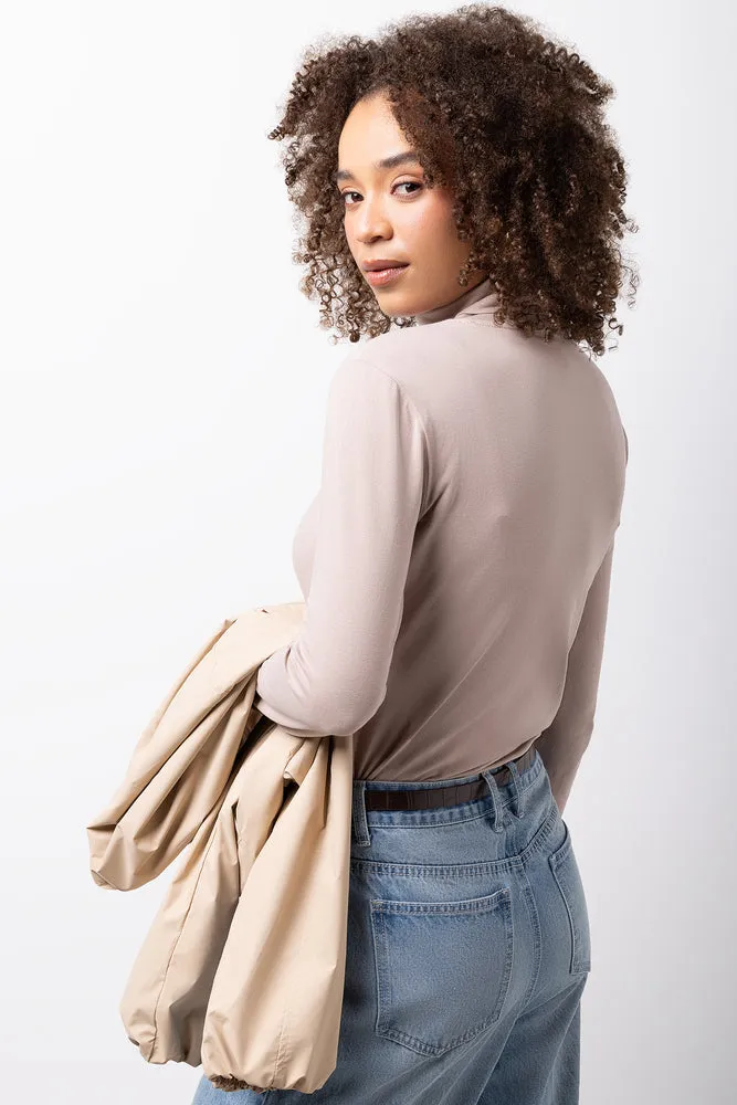 Long Sleeve Poloneck Natural sold by Ackermas product image thumbnail 3
