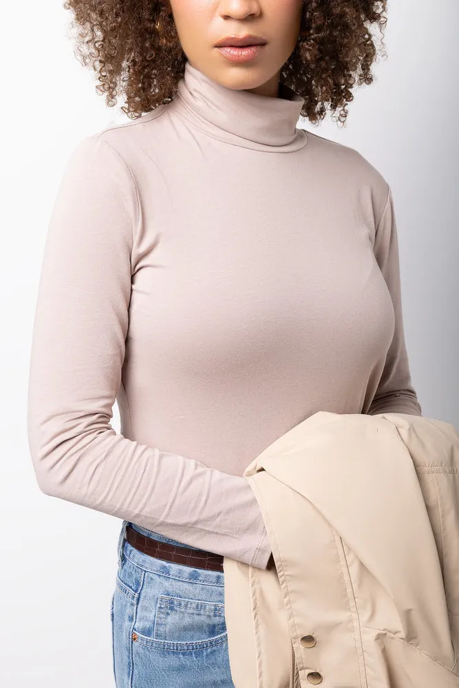 Long Sleeve Poloneck Natural sold by Ackermas product image thumbnail 4