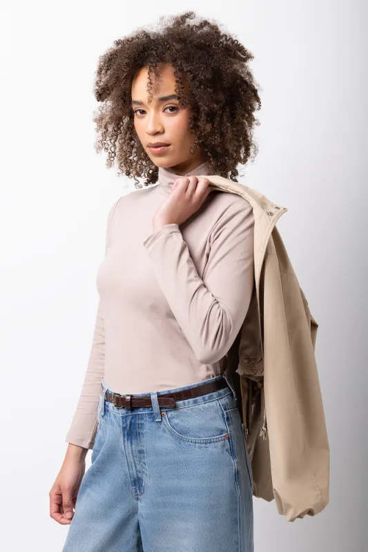 Long Sleeve Poloneck Natural made by Ackermas