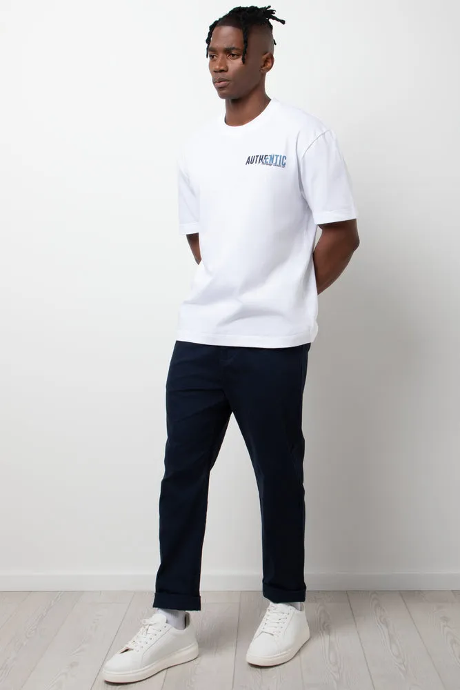 Short Sleeve Loose Fit T-Shirt White sold by Ackermas product image thumbnail 2