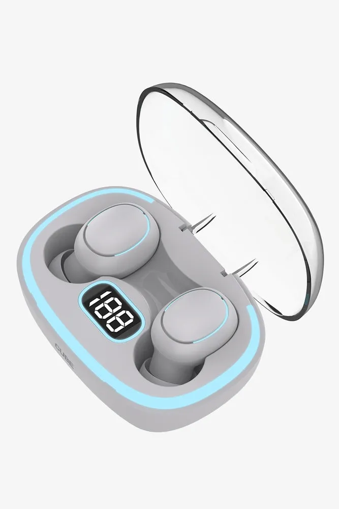 Cube Grey Wireless Stereo Earbuds sold by Ackermas product image thumbnail 2