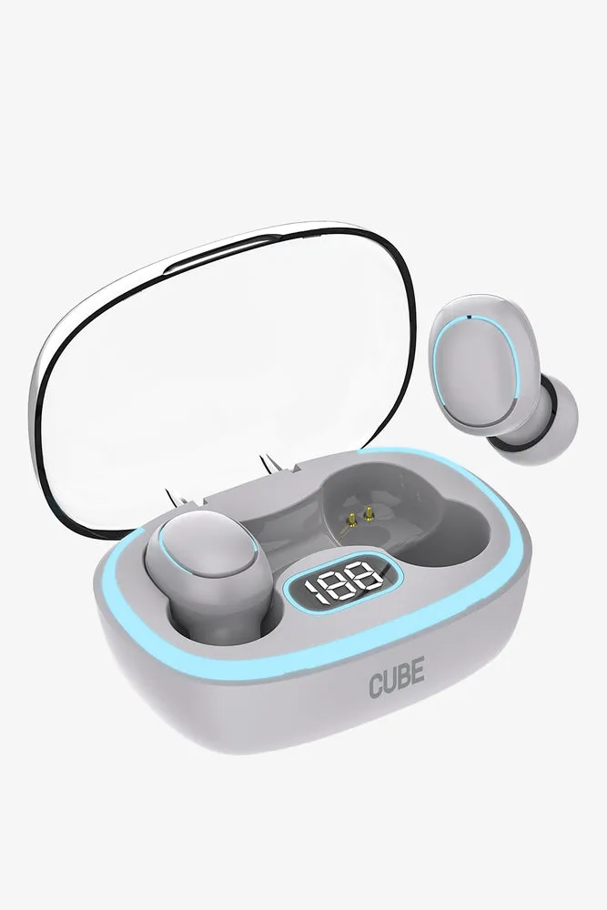 Cube Grey Wireless Stereo Earbuds sold by Ackermas product image thumbnail 3