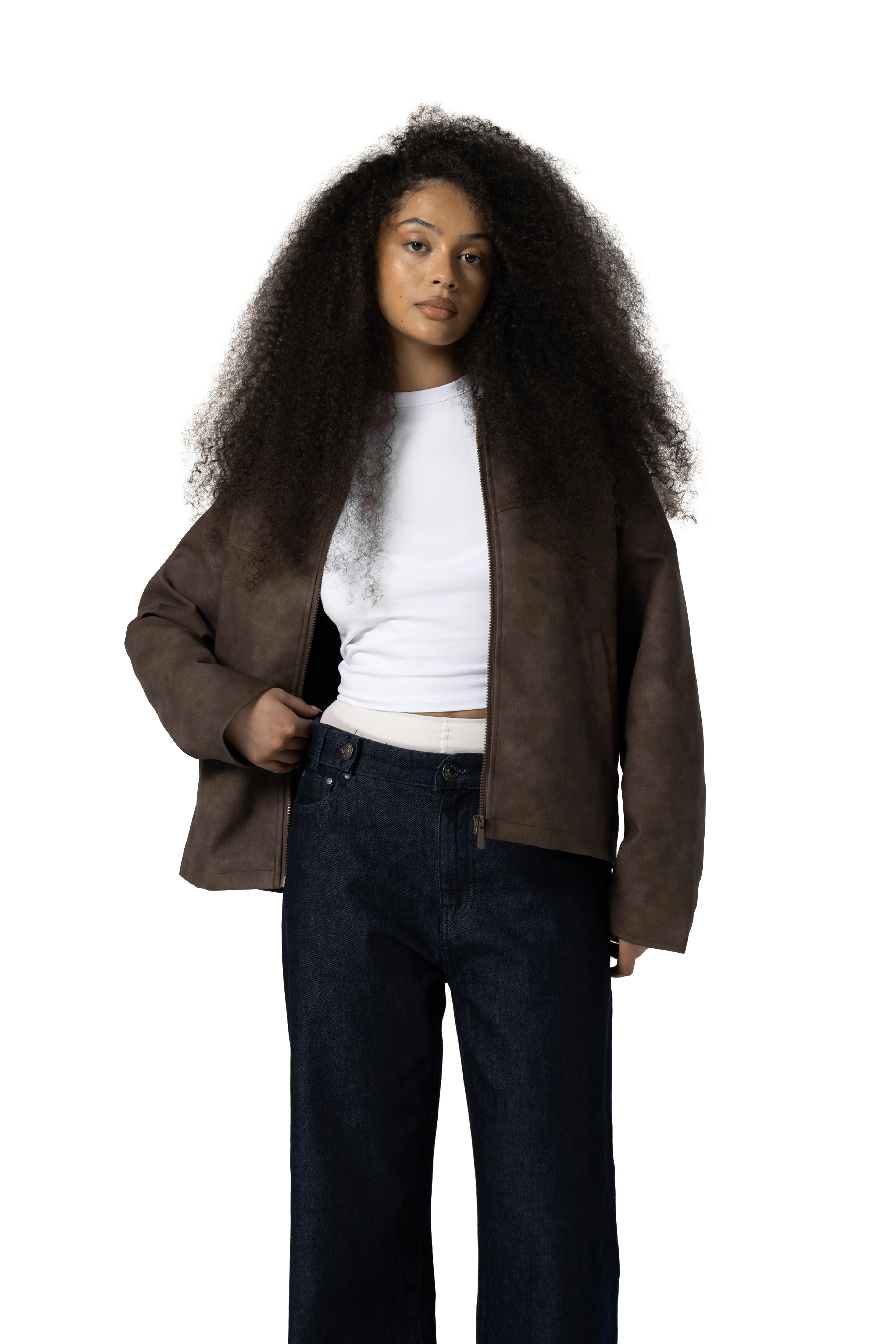 Diego Vegan Leather Jacket sold by Sisters and Seekers product image thumbnail 2