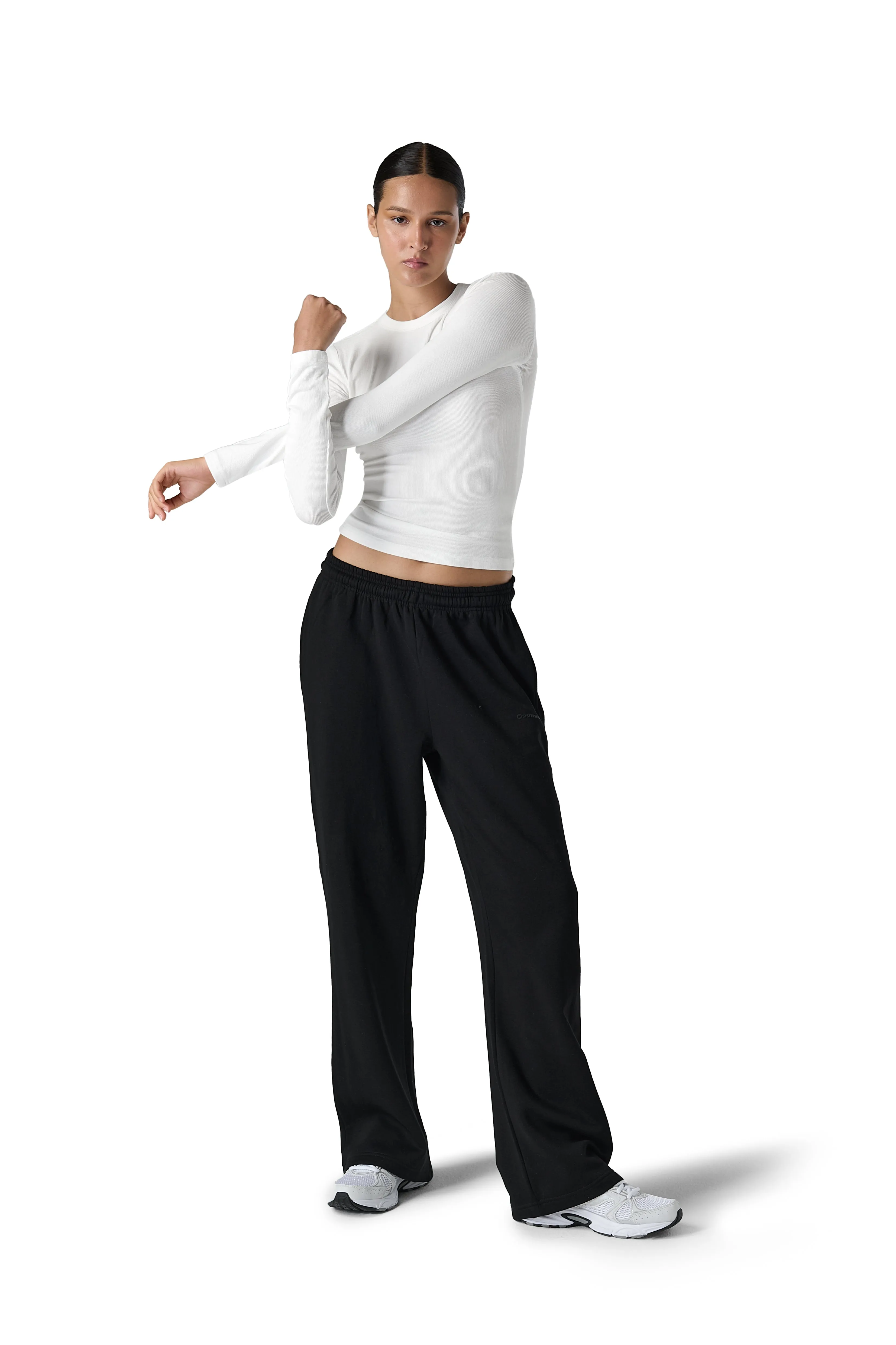 Peep Long Sleeve Top in White sold by Sisters and Seekers product image thumbnail 3