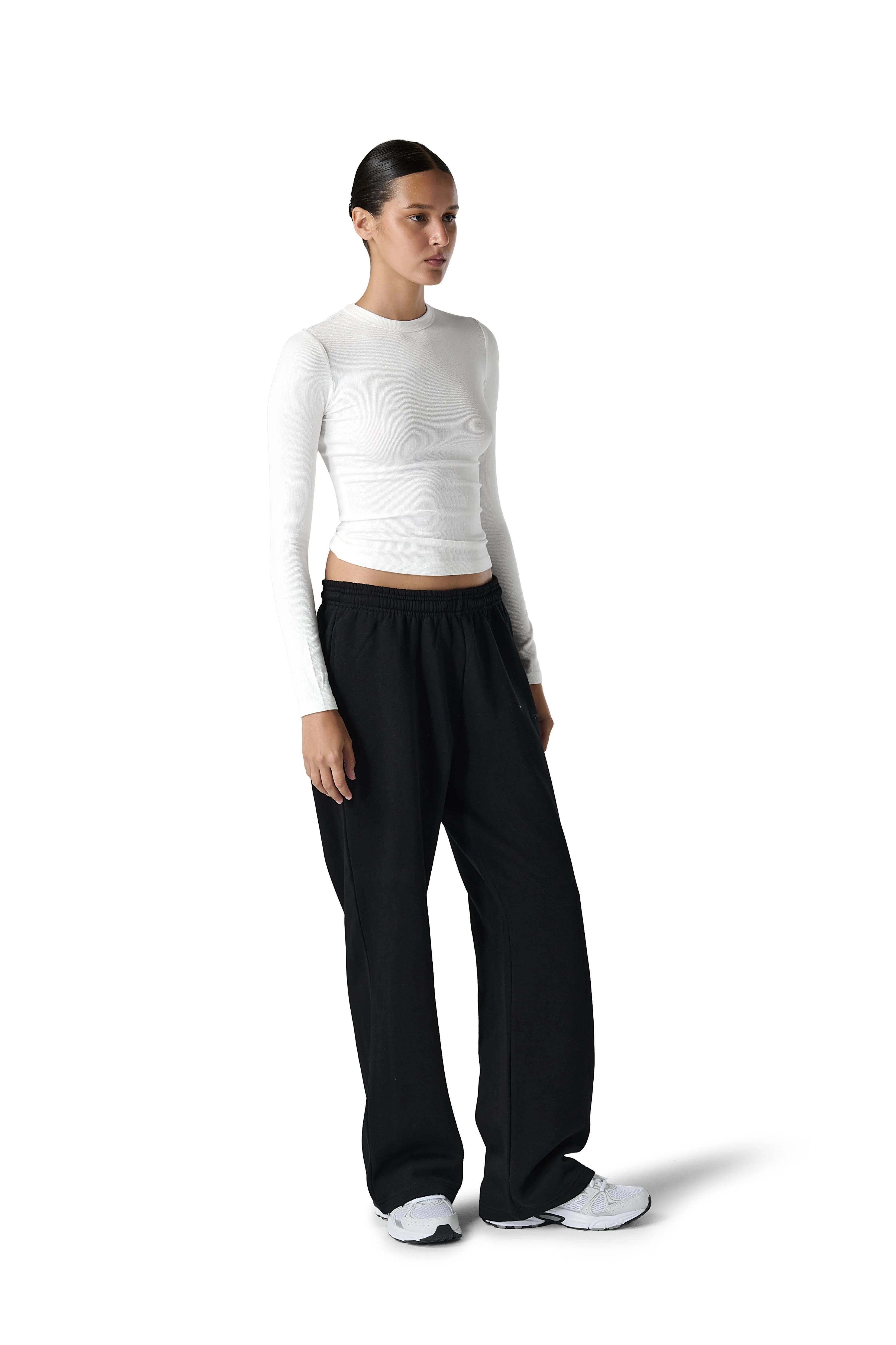 Peep Long Sleeve Top in White sold by Sisters and Seekers product image thumbnail 2